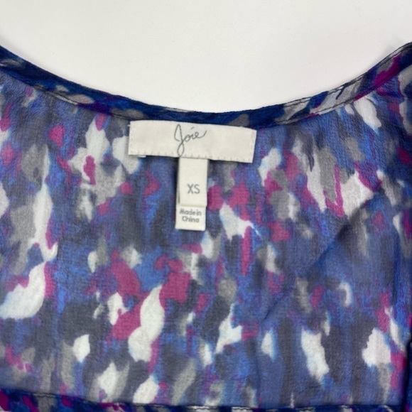 Joie XS Blouse Top Silk - Picture 3 of 9